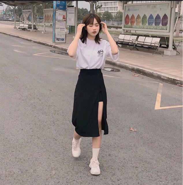 OH SKIRT - CHÂN VÁY XẺ TÀ GIẢ QUẦN | BigBuy360 - bigbuy360.vn