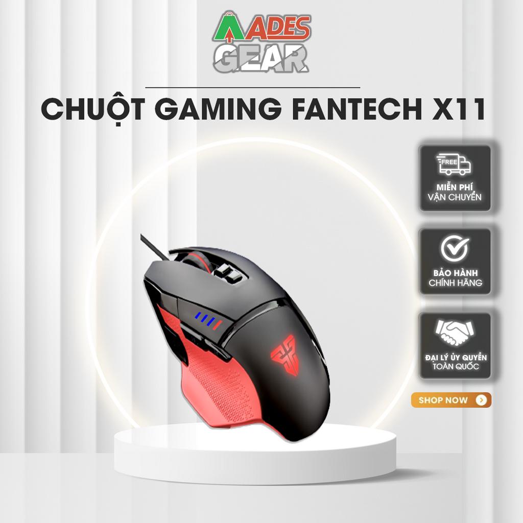 [HÀNG CHÍNH HÃNG] ✔️ Chuột Gaming FANTECH X11 DAREDEVIL 8000DPI LED RGB✔️ 8 Phím Macro ✔️ BẢO HÀNH 12 THÁNG