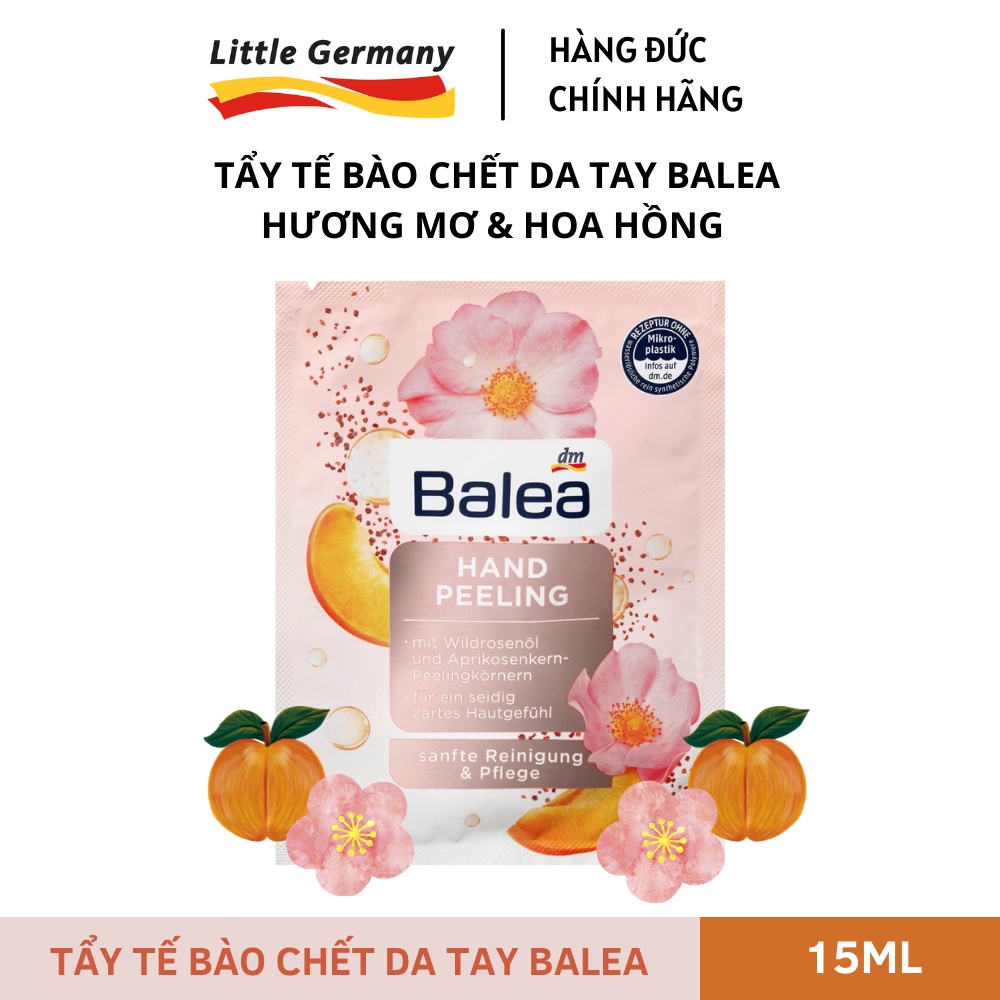 Mặt Nạ Tay - Tẩy Tế Bào Chết Chết Da Tay Balea - 15ML - Hàng Nội Địa Đức