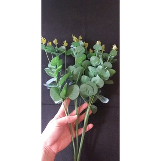Cành lá táo trang trí lọ hoa, hoa điểm,hoa giả trang trí nhà, lá táo nhựa