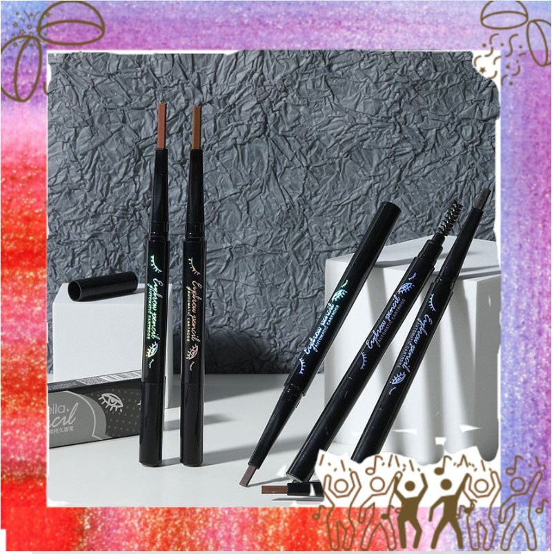 Chì Kẻ Mày 2 Đầu Lameila Black Waterproof không vỏ nội địa chính hãng - GIÁ RẺ 09