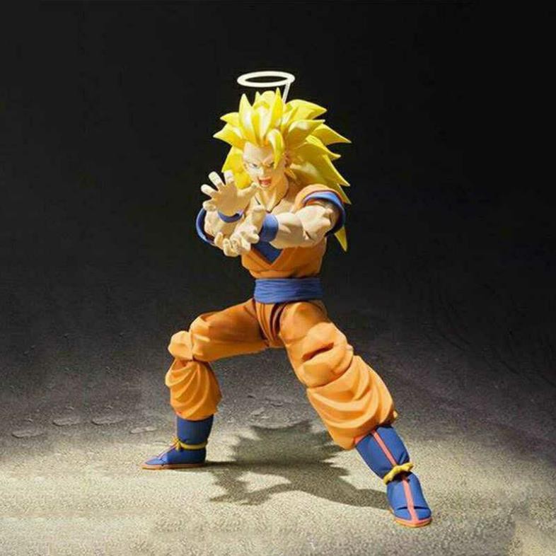 Mô hình cao cấp Songoku ssj3 FIGMA có khớp cử động được figure Anime manga series dragon ball son goku super saiyan 3