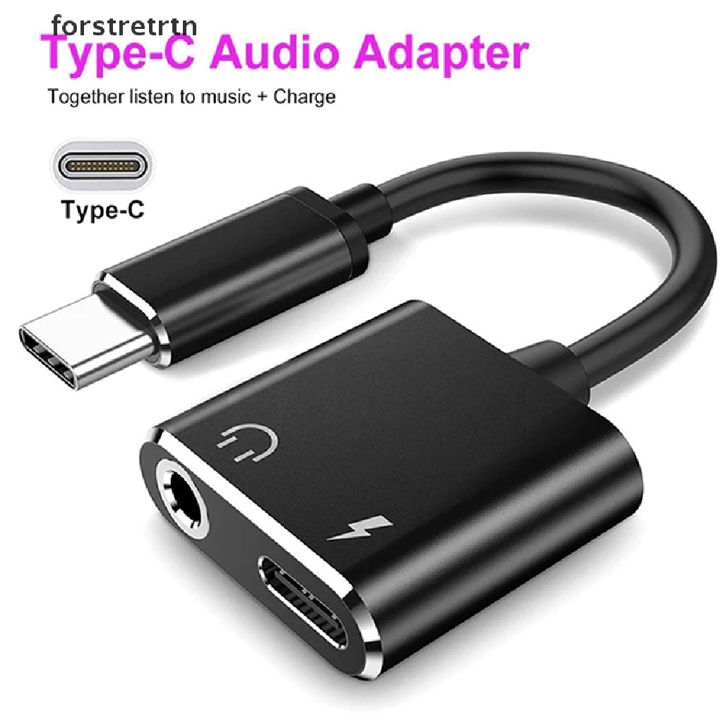 Cáp ChuyểN ĐổI Âm Thanh Tai Nghe 2 Trong 1 LoạI C Sang 3 5 Lỗ CắM Aux