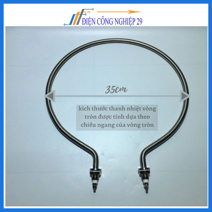 Thanh Nhiệt Điện Trở Vòng Tròn inox 304 220V 380V