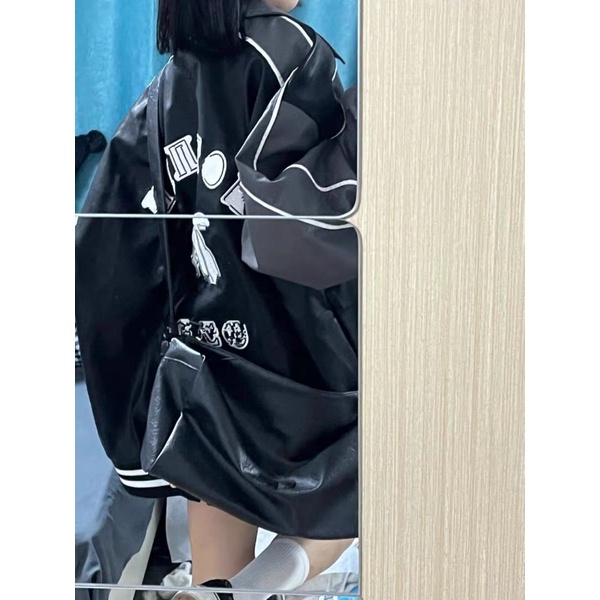 Áo Khoác Jacket Da Phong Cách Âu Mỹ Cool Ngầu