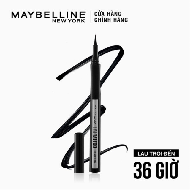 Bút Kẻ Mắt Lâu Trôi Maybelline Line Tattoo High Impact Liner - Intense Black 1g