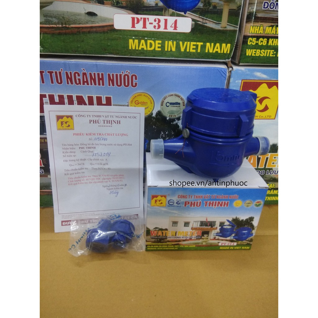 [GIÁ TỐT] Đồng hồ đo lưu lượng nước PT314 Chất lượng cao..