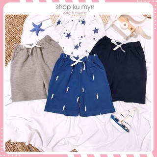 Quần Đùi Bé Trai Cotton da cá Ku Myn Cho Bé Từ 2 - 6 Tuổi (10-20kg)