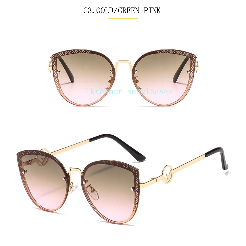 Kính mắt mèo màu gradient cổ điển thương hiệu Ý 2019