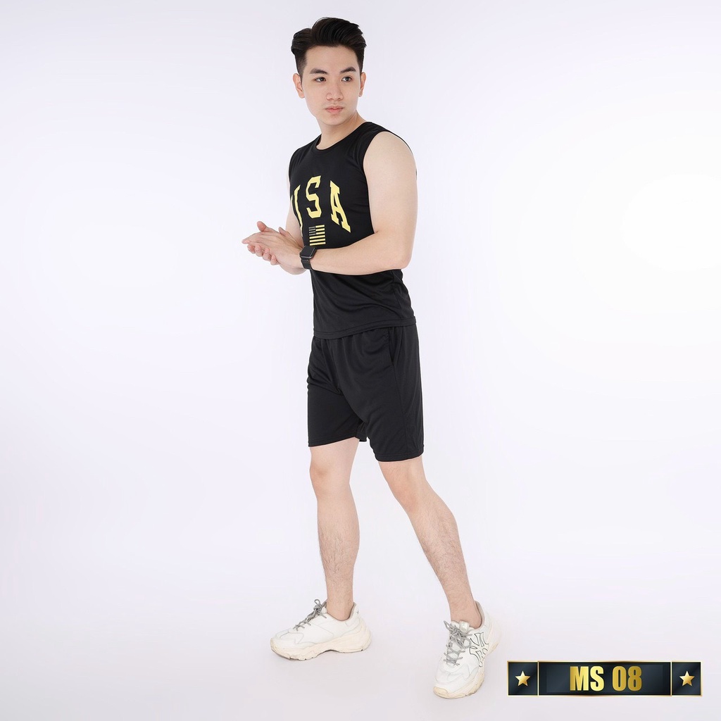 Đồ bộ nam vải thun cotton xuất xịn, chuẩn form thời trang cao cấp Hpfashion - DBNHP08