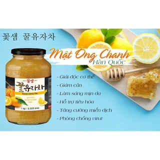 Chanh ngâm mật ong, quýt ngâm mật ong Hàn Quốc - lọ 1kg