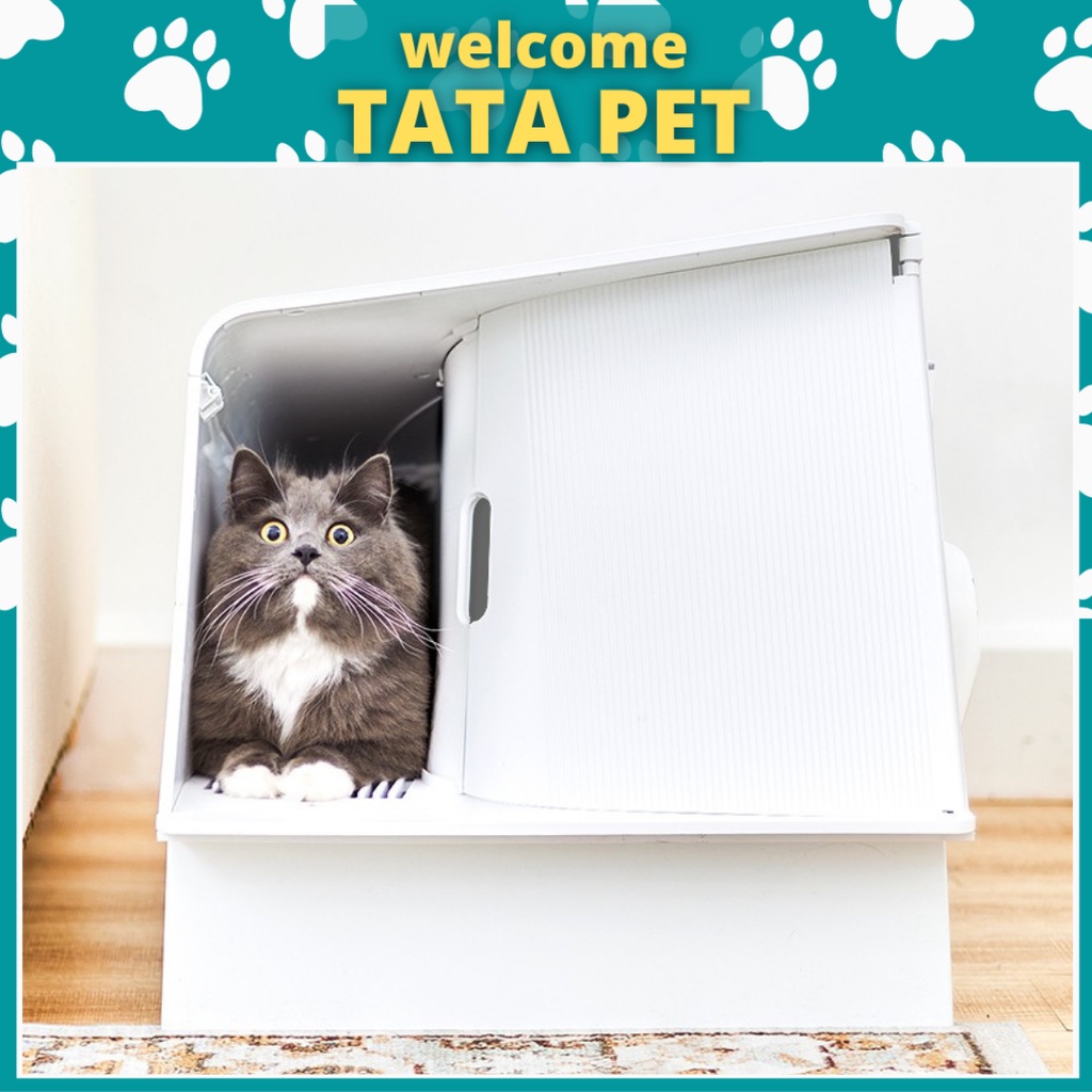 PETKIT WHITE VILLA - Nhà Vệ Sinh Khử Mùi Tự Động Cho Mèo