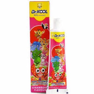 Kem đánh răng trẻ em dr. kool kids hương dâu 75g