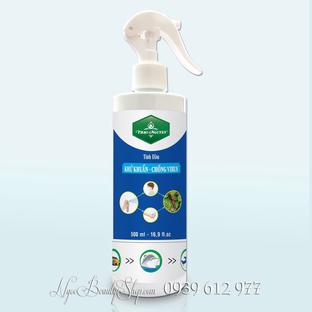 Tinh dầu khử khuẩn chống virus Thảo Nguyên 500ml