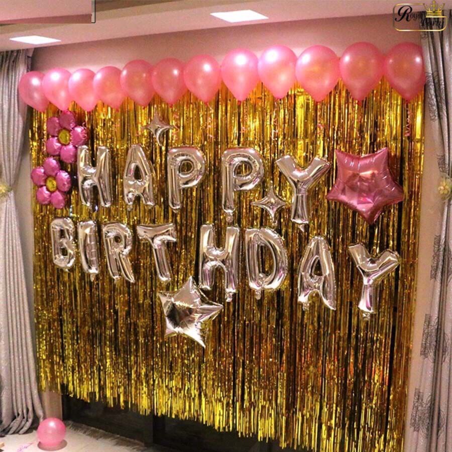 Rèm Kim Tuyến Trang Trí Tiệc 1mx2m trang trí bacground sinh nhật - phòng cưới