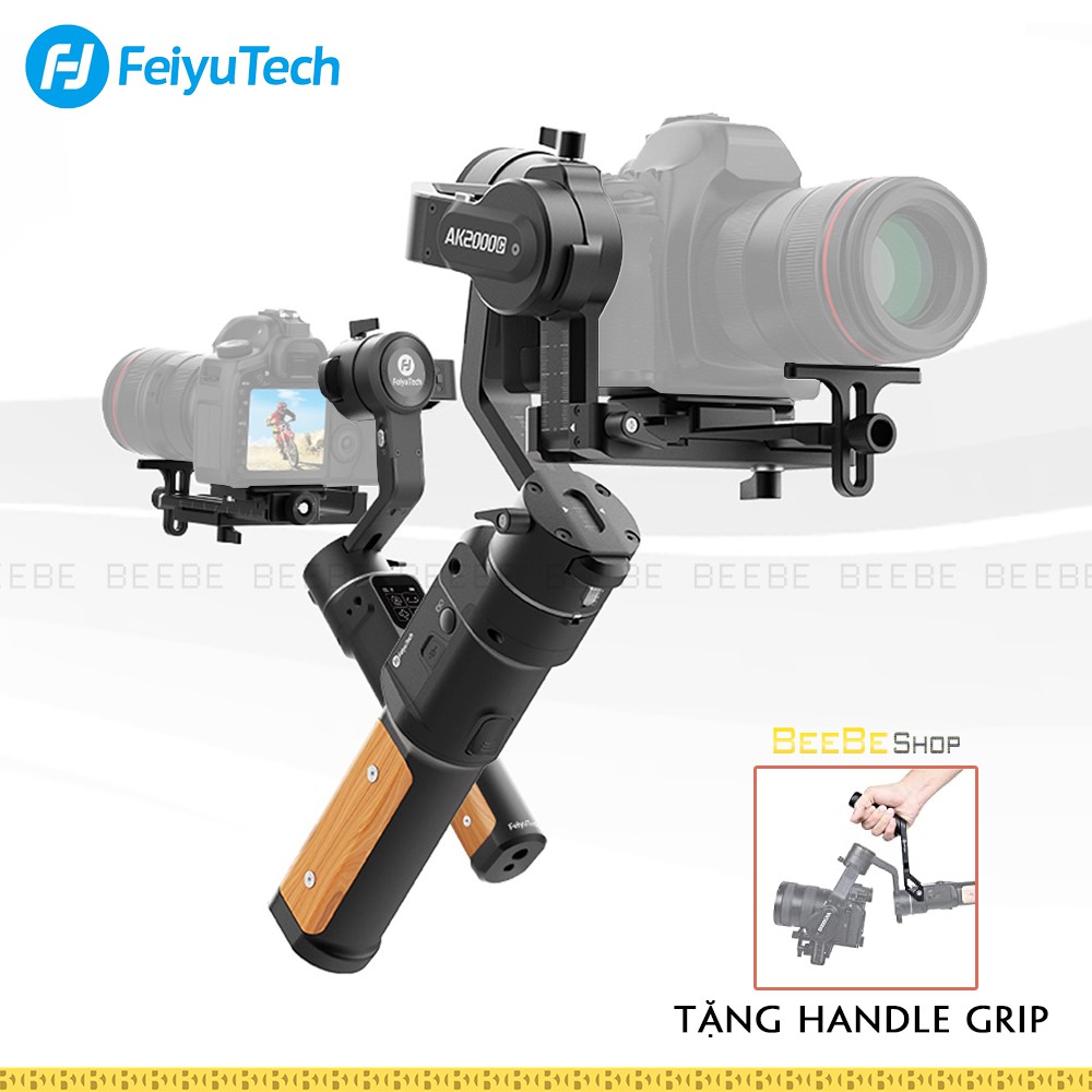 Feiyu AK2000C - Tay Cầm Chống Rung, Gimbal Máy Ảnh, Tải Trọng Trên 2Kg [Tặng Versatile Arm] | BigBuy360 - bigbuy360.vn