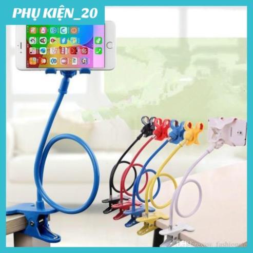 (SALE) Kẹp điện thoại đuôi khỉ đa năng, giá đỡ điện thoại thép dẻo, uốn nắn mọi tư thế rất chắc chắn