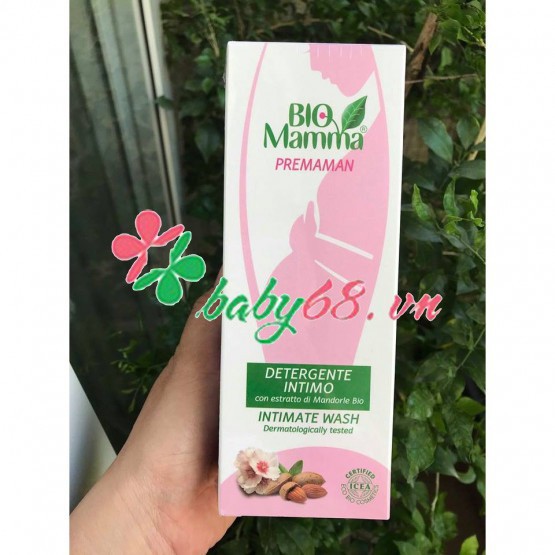 Dung dịch vệ sinh Organic cho phụ nữ mang thai Bio Mamma 150ml