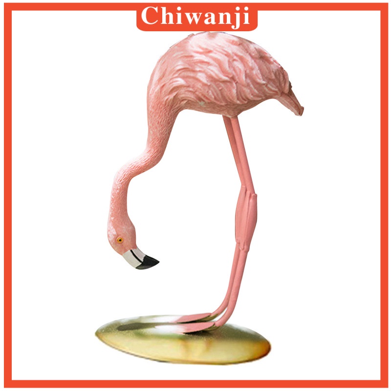 Tượng Chim Hồng Hạc Bằng Nhựa Resin Phong Cách Bắc Âu Trang Trí Nội Thất
