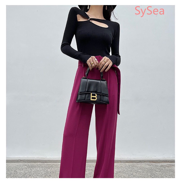 Áo Kiểu Hàn Quốc Màu Sắc Đơn Giản Thời Trang Mùa Thu Cho Nữ