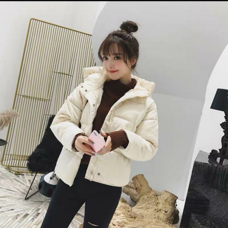 áo phao nữ dáng ngắn - Phong cách trẻ trung 2021*