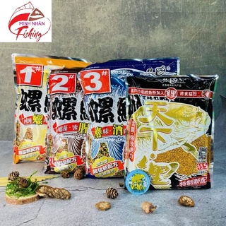 Mồi câu chép lão quỷ - mồi chép ốc 0, 1, 2, 3