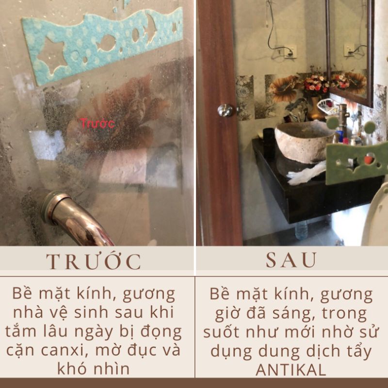ANTKAL- Tẩy  rửa cặn  bám CANXI