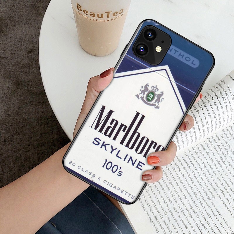 Ốp Điện Thoại Mềm Hình Marlboro Cho Iphone 11 Pro Max 12 Pro Max 12 Mini Xs Max Se 2020