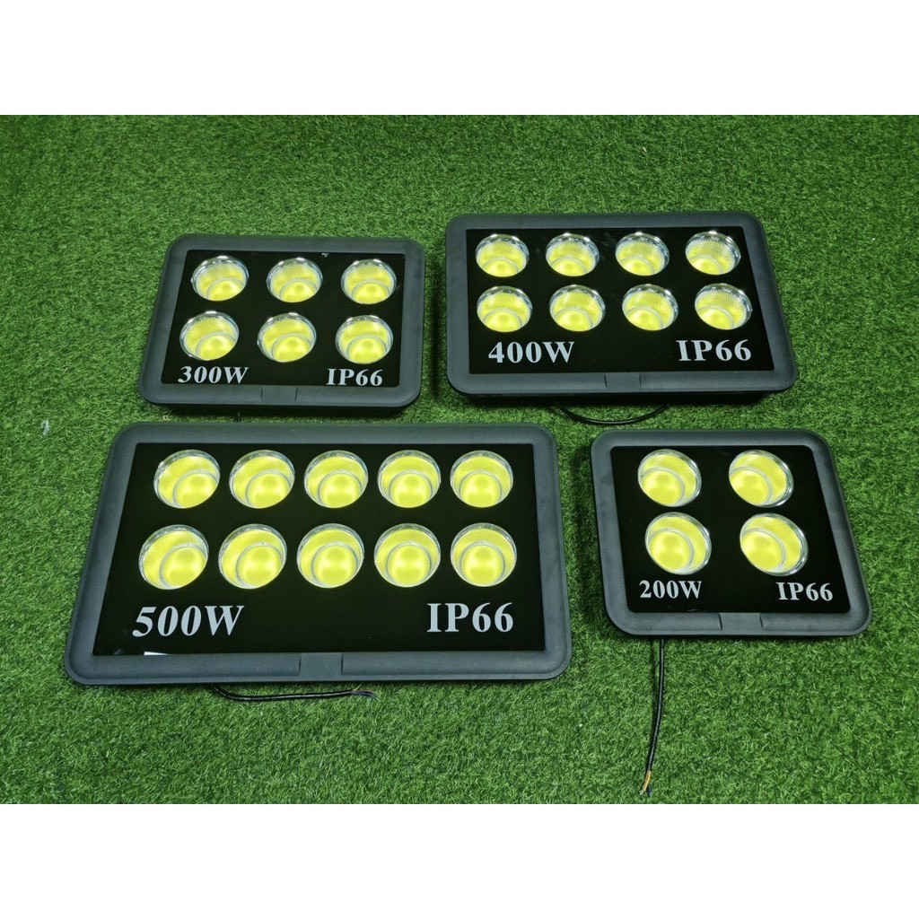 Đèn led pha cốc 200W 300W 400W 500W 600W IP66 ngoài trời siêu sáng pha chiếu sân bóng