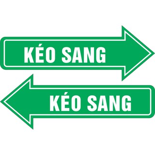 mũi tên dán cửa kính