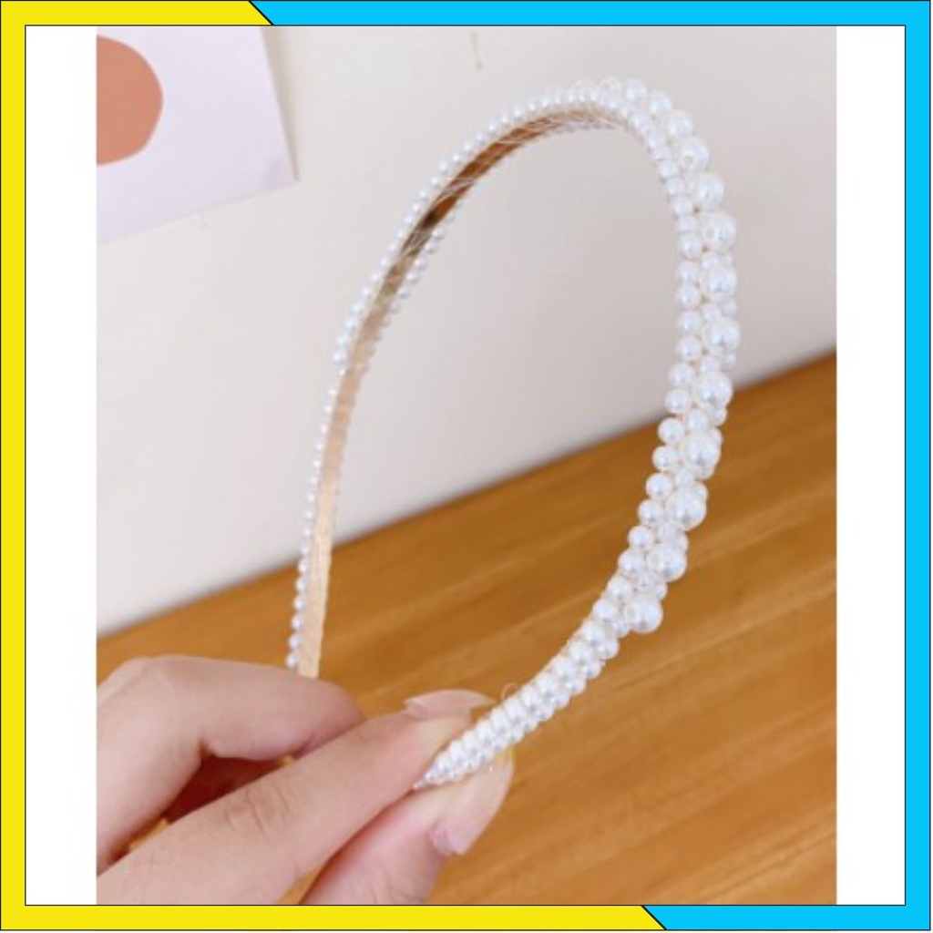 Cài tóc hàn quốc ✨ FREESHIP ✨Băng đô cài tóc đính ngọc trai nhỏ phong cách Hàn Quốc.HÀNG CÓ SẴN