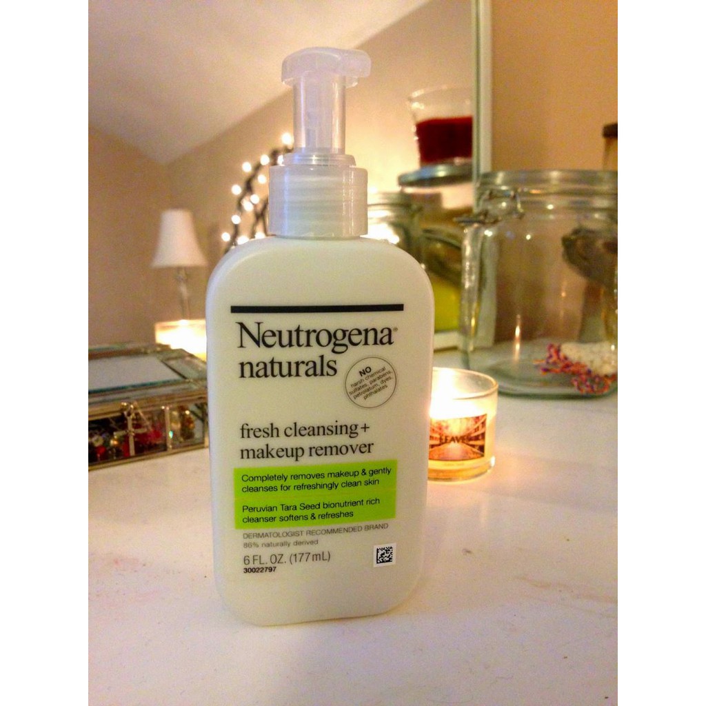 Sữa Rửa Mặt Neutrogena Naturals Fresh Cleansing + Makeup Remover (177ml) _ NTG021SRM