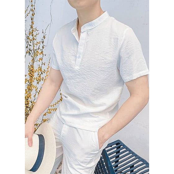Quần đùi bộ nam, Bộ hè đũi nam Chất liệu Đũi Thái cao cấp WhiteColour - Siêu phẩm Đũi Cao cấp - Mặc là Đẹp