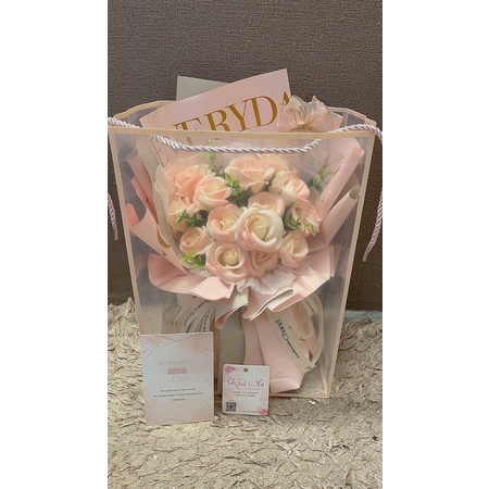 [Hoa sinh nhật] Bó hoa Sáp Loang 15bông cao cấp, thiết kế bởi Khả An. Đặt được số bông theo yêu cầu. Có hoả tốc HN