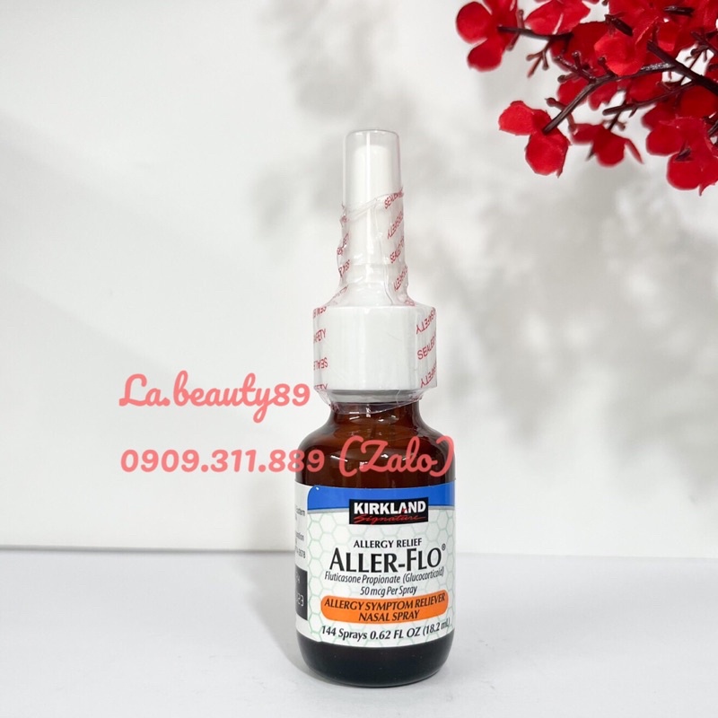 Xịt xoang- Xịt mũi chống dị ứng Kirkland Aller- Flo_ của Mỹ