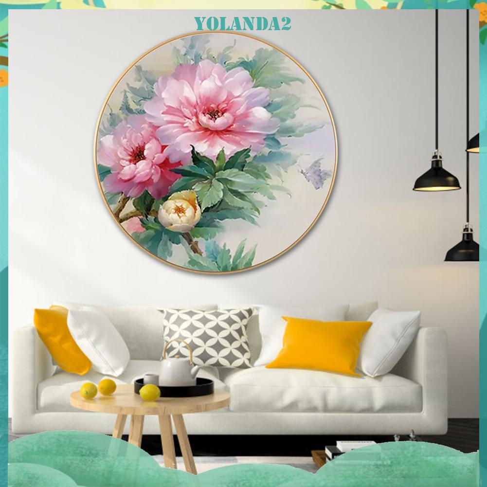 Tranh Thêu Chữ Thập Vải Canvas 50x50cm 11ct Hình Động Vật Và Hoa