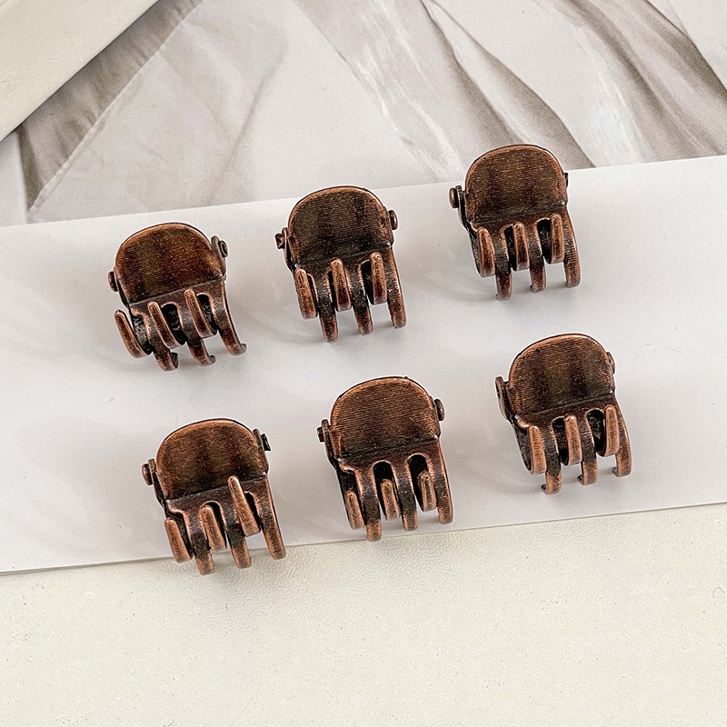 Set 4/6/8 Kẹp Tóc Mini Đơn Giản Thời Trang Theo Phong Cách Hàn Quốc