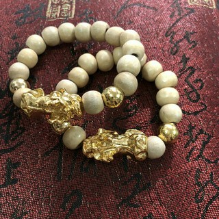 Bộ 2 vòng tay dâu tằm tỳ hưu cho bé