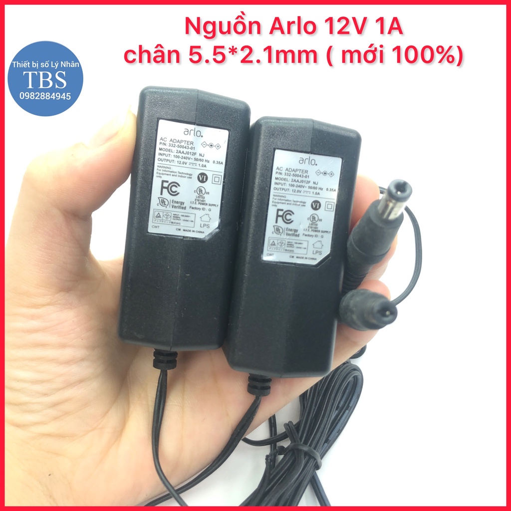 Nguồn Arlo 12V 1A và nguồn Netgear 12V 3.5A chân tròn 5,5mm*2.1mm nhiều lựa chọn