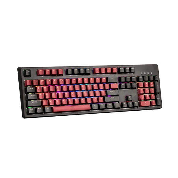 Bàn phím cơ chơi game có dây E-DRA EK3104 RGB Dark Warrior - Bản 2022 - Led RGB - E-Dra Switch - Cáp TypeC