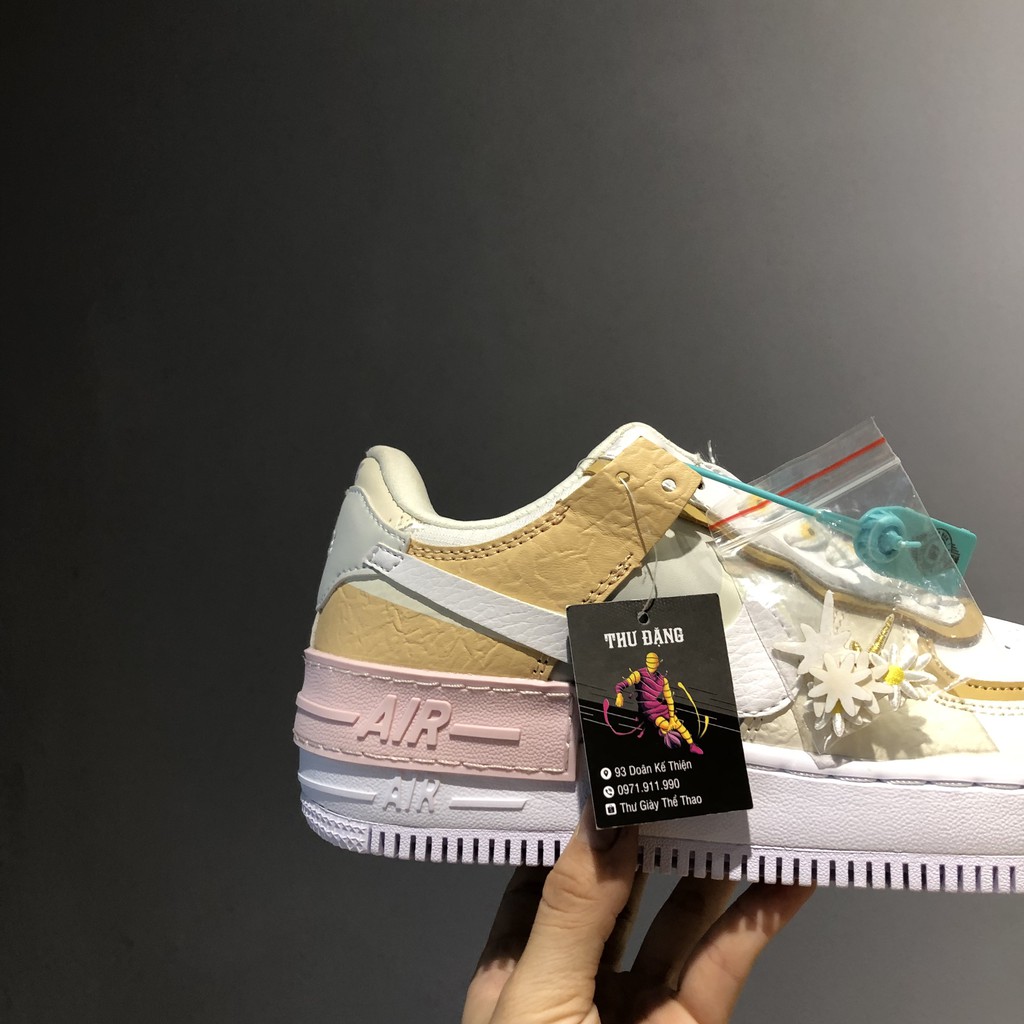 Giày Thể Thao,Giày Sneaker,Giày 𝐅𝐨𝐫𝐜𝐞 Hoa Cúc Màu Vàng Full Phụ Kiện siêu đẹp