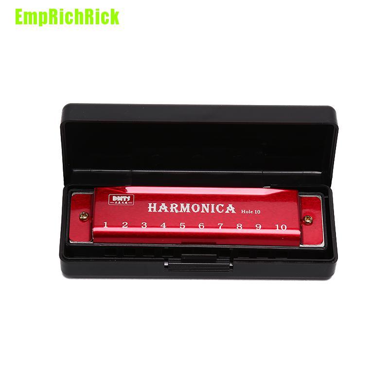 Kèn Harmonica 10 Lỗ Dành Cho Người Mới Bắt Đầu Học