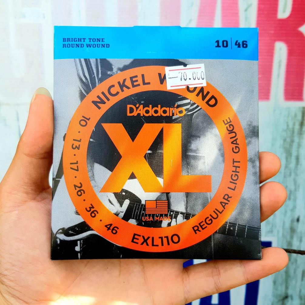 Dây đàn Guitar điện D'Addario EXL110 - EXL120 | MADE IN CHINA | 1 bộ -  6 dây |