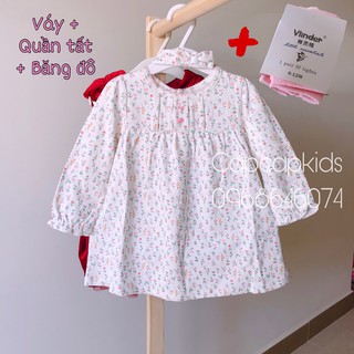 Set Váy 3pcs Floral Bé Gái Vlinder