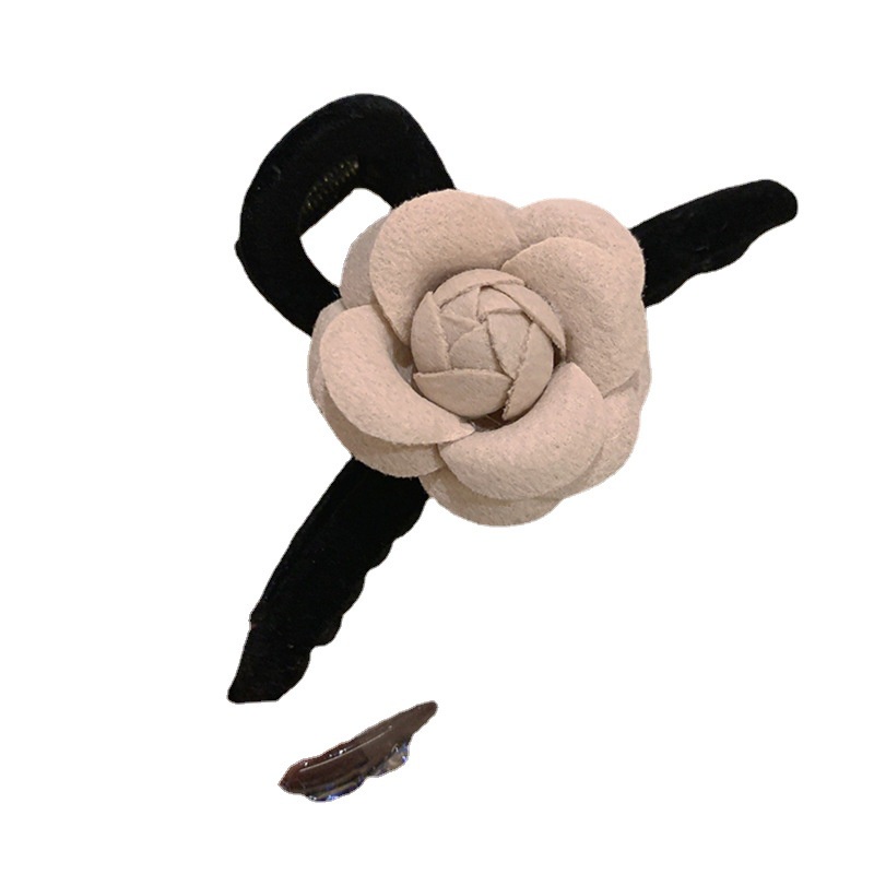 Kẹp Tóc Hình Cá Mập Màu Đen Phong Cách Retro Cao Cấp