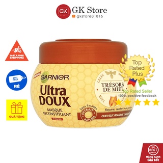 Mặt Nạ Ủ Tóc Mật Ong - Garnier Ultra Doux Masque Reconstituant Trésors de Miel 300ml