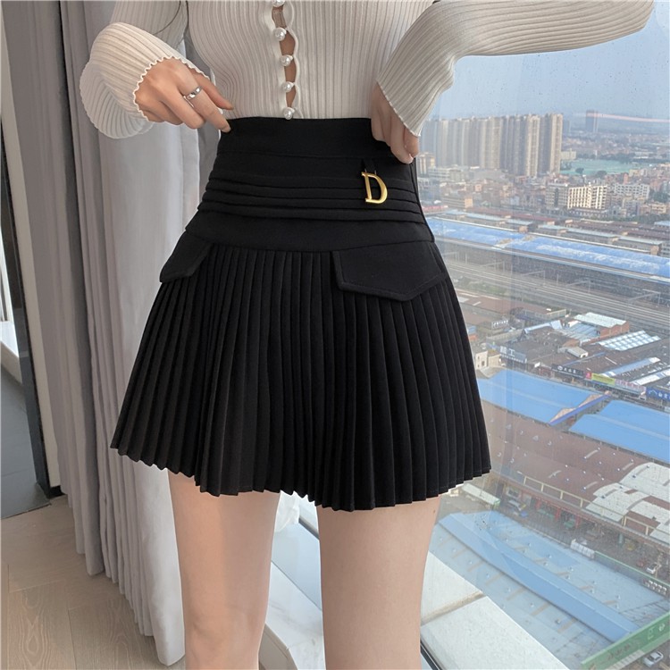 Chân Váy Chữ A Lưng Cao Xếp Ly Xinh Xắn Cho Nữ | BigBuy360 - bigbuy360.vn