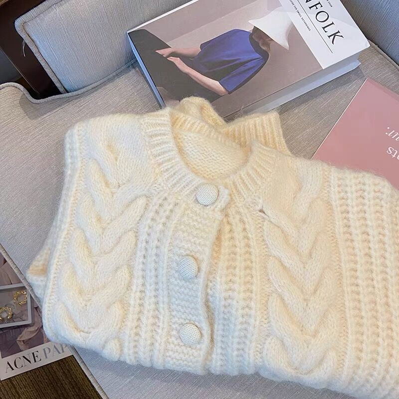 ❄❄❄Áo Khoác Len Vặn Thừng 3 Màu Dày Dặn❄❄❄