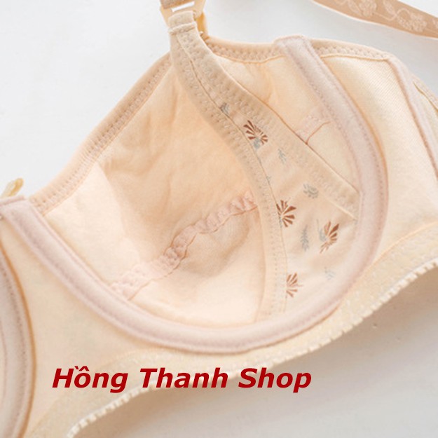 Áo ngực bầu cho con bú có gọng, không mút, chất cotton thoáng mát phù hợp khi mang thai