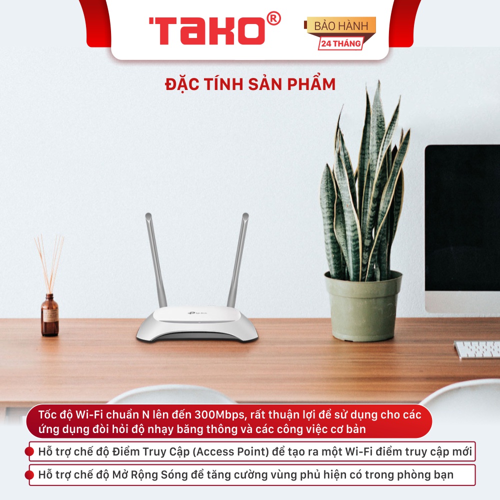 TL-WR840N Router Chuẩn N Không Dây tốc độ 300Mbps